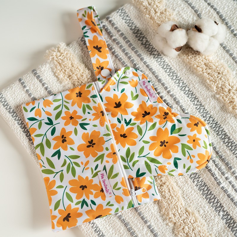 Ma Louloute| serviette lavable et réutilisable en coton BIO- JOY