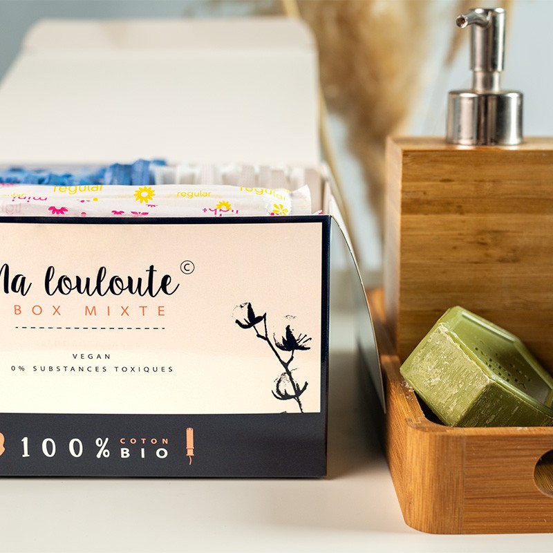 BOX serviettes et tampons 2 x ton cycle | Ma Louloute