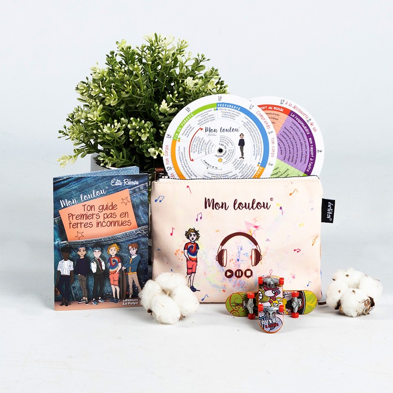 MON LOULOU- Kit d'éducation à la puberté masculine "Steedly"