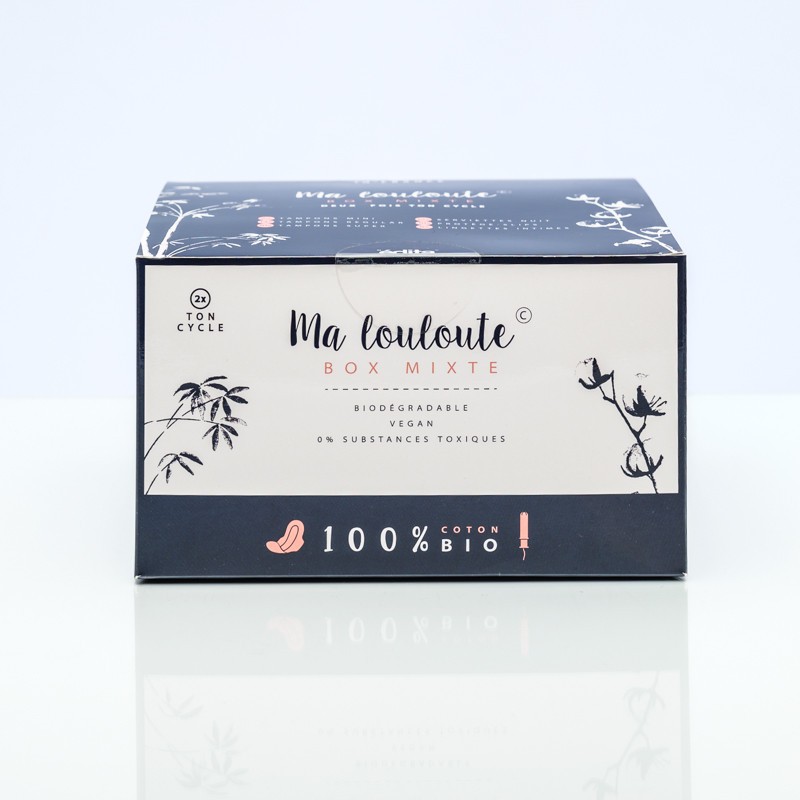BOX Tampons 100% BIO 2X ton cycle menstruel | MA LOULOUTE
