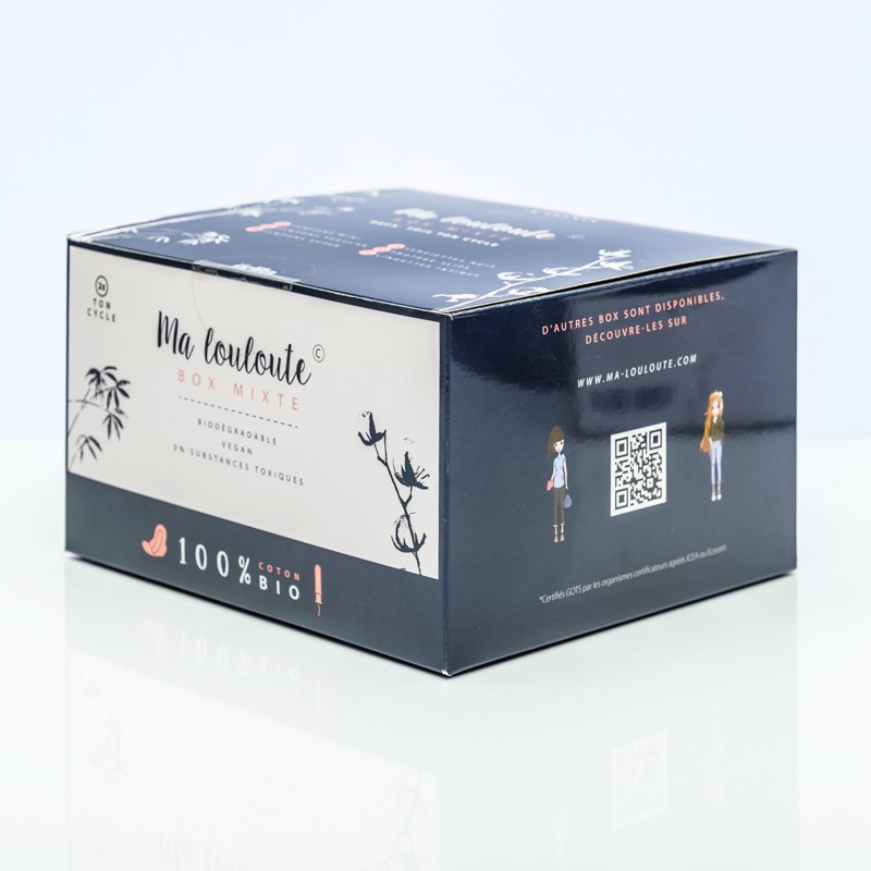 BOX Tampons 100% BIO 2X ton cycle menstruel | MA LOULOUTE